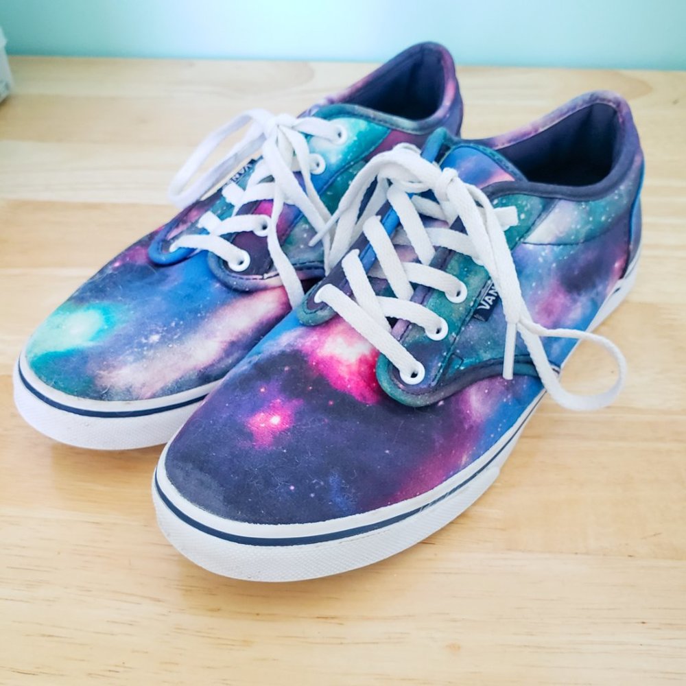 Galaxy Vans Low Atwood with White Laces